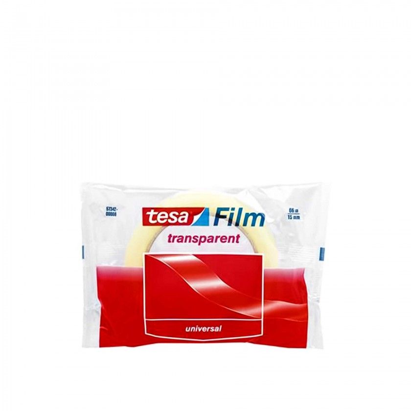 Rolo Fita Cola Tesa Incolor 15mmX33m Rolo Fita Cola Tesa Incolor 15mmX33m