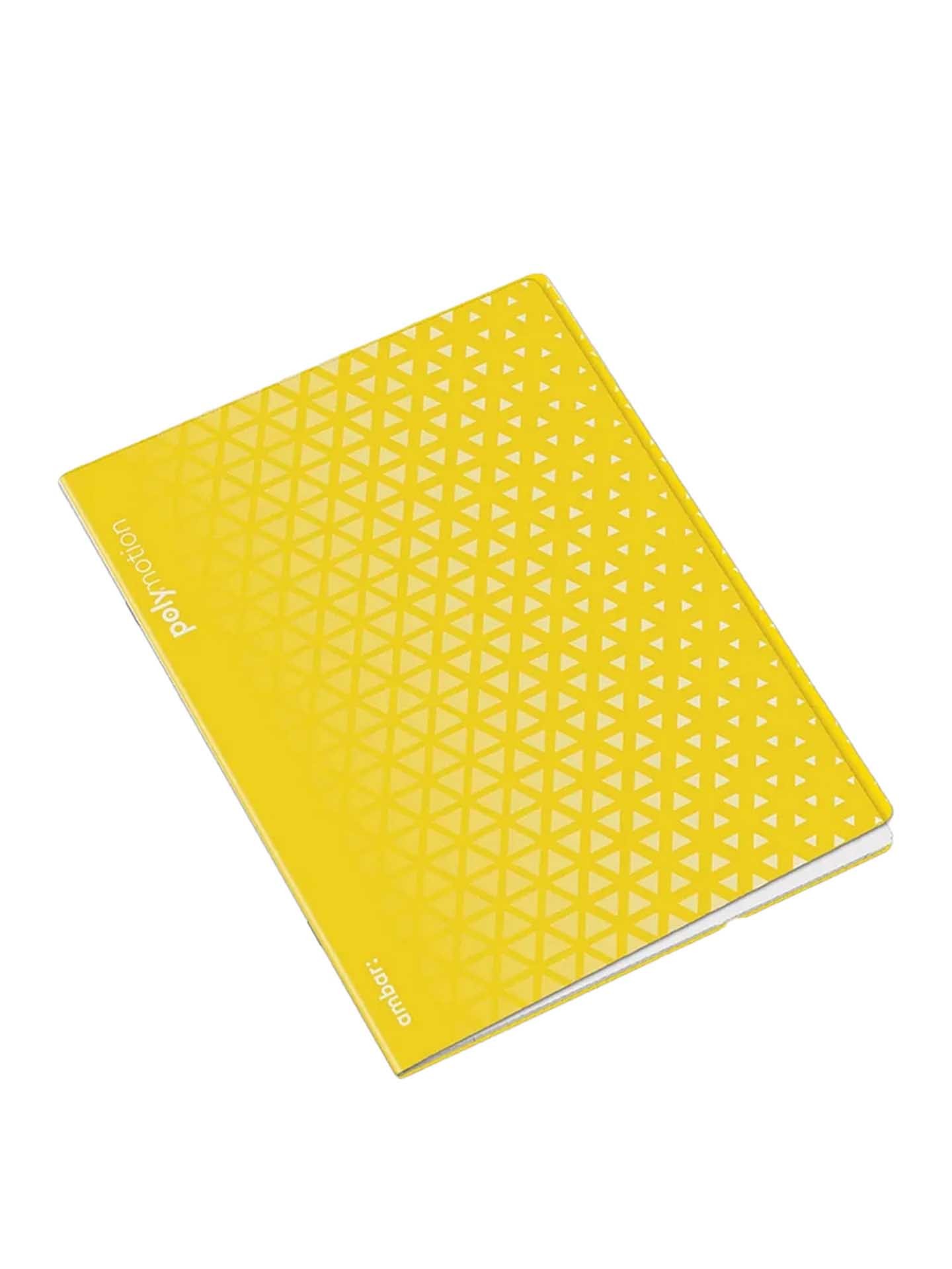 Caderno Agrafado Ambar Triangulos 90gr A5 48 Folhas Quadriculado