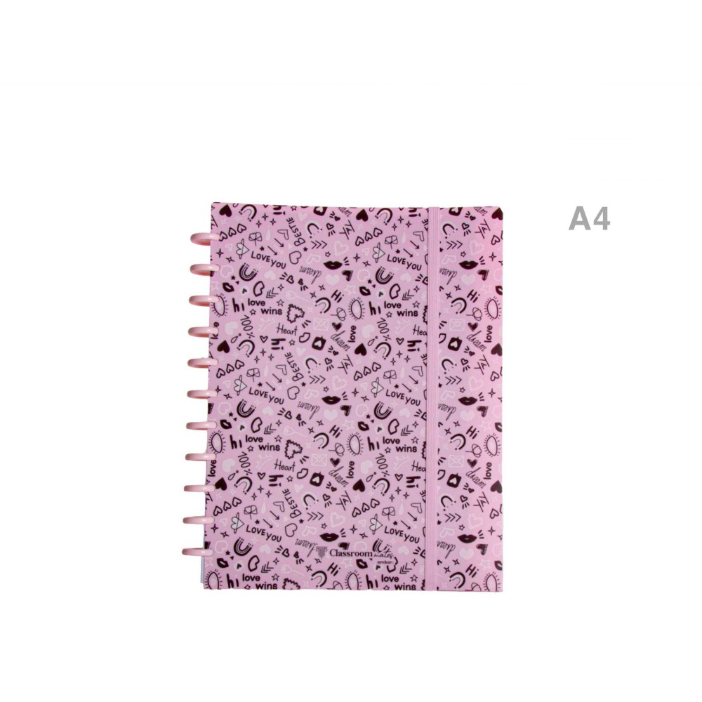 Caderno Inteligente Ecosmart Capa Polipropileno 100gr A4 100 Folhas Sweetie