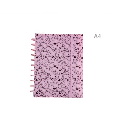 Caderno Inteligente Ecosmart Capa Polipropileno 100gr A4 100 Folhas Sweetie