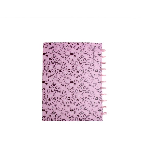Caderno Inteligente Ecosmart Capa Polipropileno 100gr A4 100 Folhas Sweetie - Image product