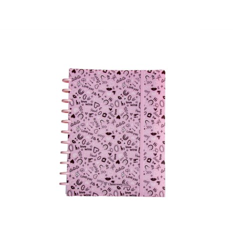 Caderno Inteligente Ecosmart Capa Polipropileno 100gr A4 100 Folhas Sweetie - Image product
