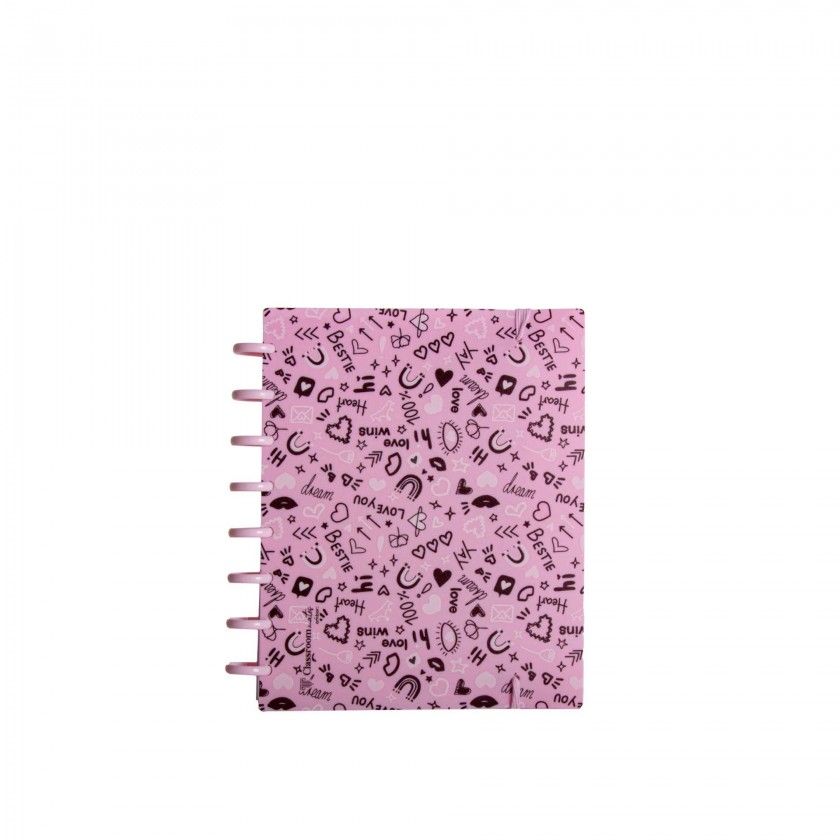 Caderno Inteligente Ecosmart Capa Polipropileno 100gr A5 100 Folhas Sweetie Caderno Inteligente Ecosmart Capa Polipropileno 100gr A5 100 Folhas Sweetie