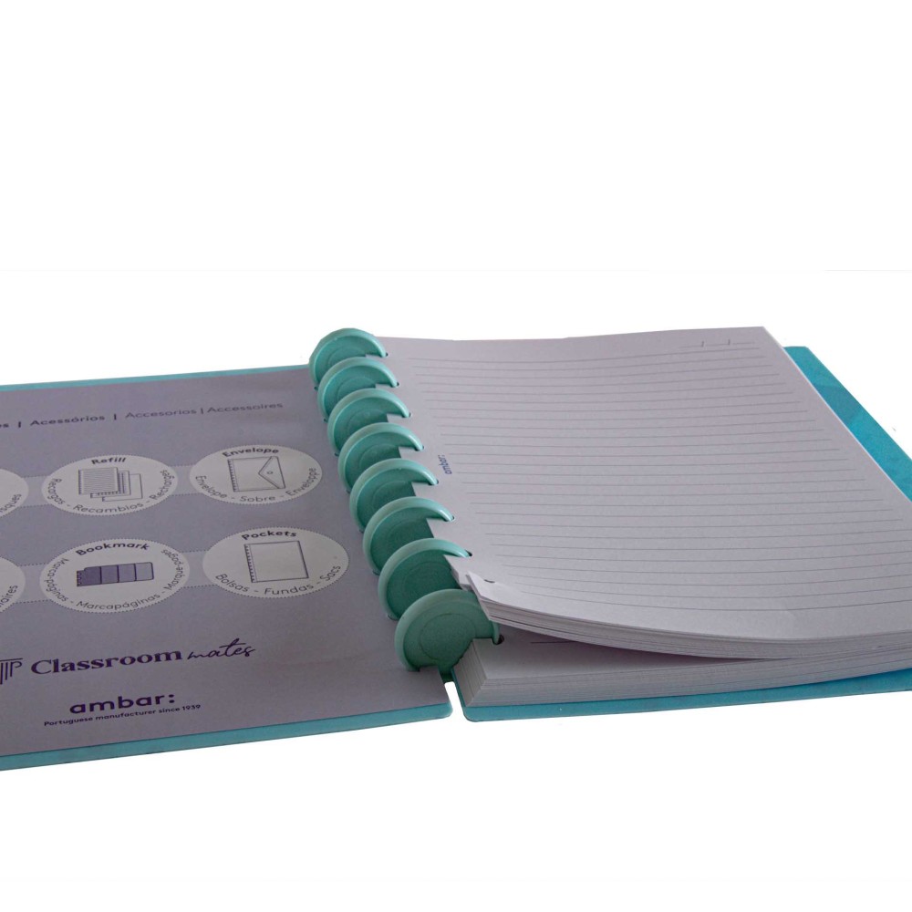 Caderno Inteligente Ecosmart Capa Polipropileno 100gr A5 100 Folhas Lilies