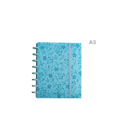 Caderno Inteligente Ecosmart Capa Polipropileno 100gr A5 100 Folhas Lilies