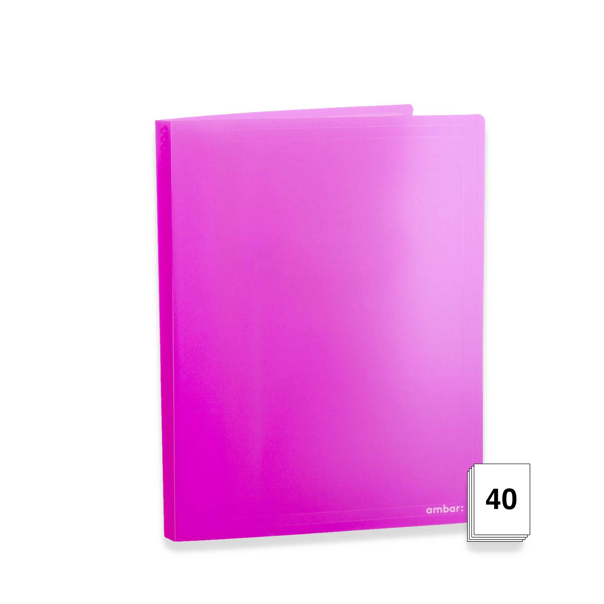 Catálogo Portfólio Ambar Polipro Capa Colorida A4 20 Folhas = 40 Páginas