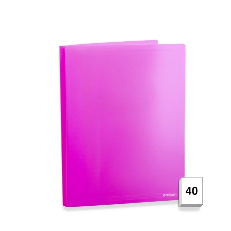 Cat�logo Portf�lio Ambar Polipro Capa Colorida A4 20 Folhas = 40 P�ginas - Image product