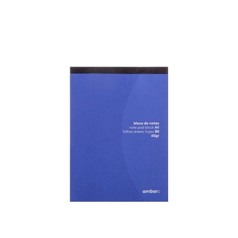 Bloco Notas Ambar A6 80 Folhas Liso - Image product