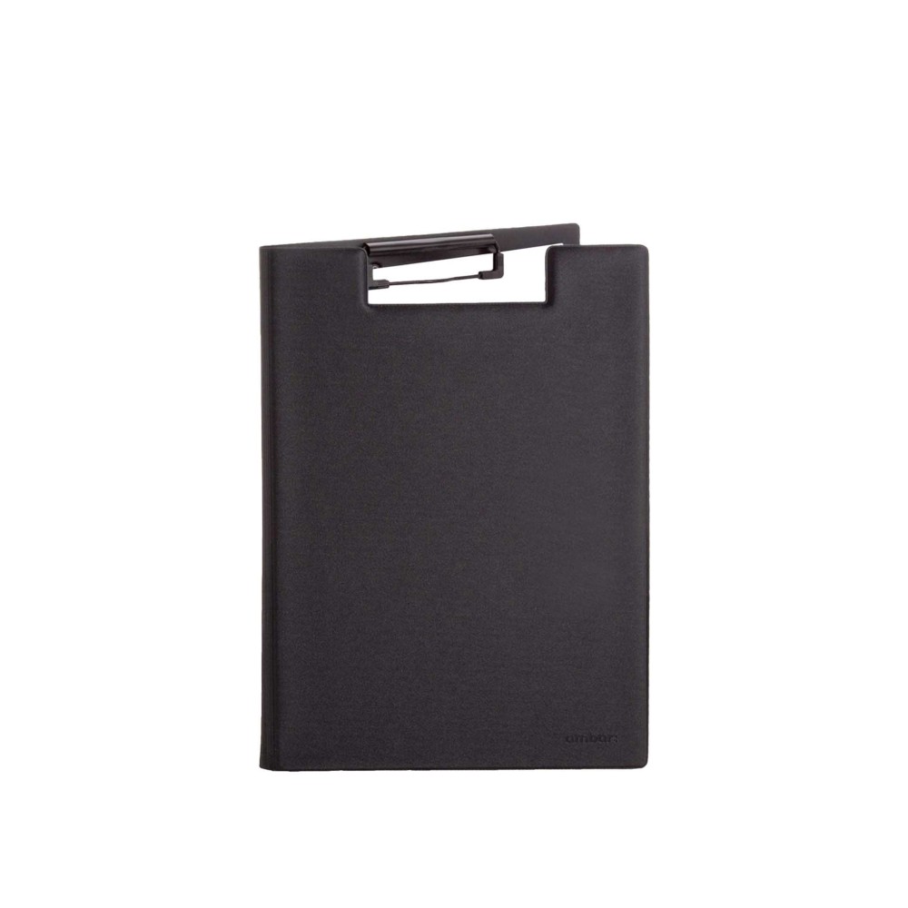 Capa Bloco Apontamentos com Mola Ambar Ideas A5 Preto