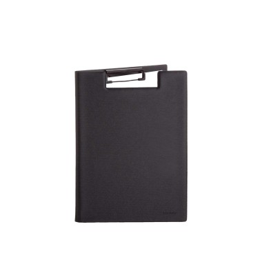 Capa Bloco Apontamentos com Mola Ambar Ideas A5 Preto