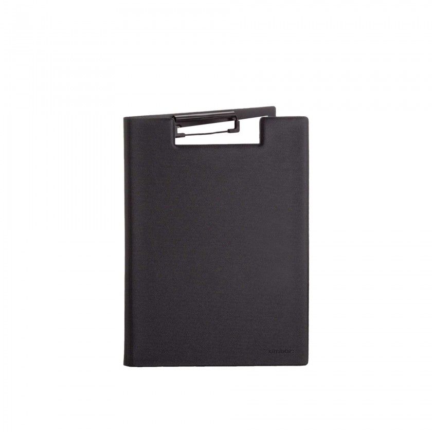 Capa Bloco Apontamentos com Mola Ambar Ideas A5 Preto