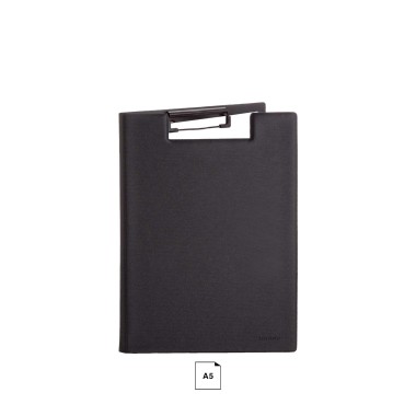 Capa Bloco Apontamentos com Mola Ambar Ideas A5 Preto
