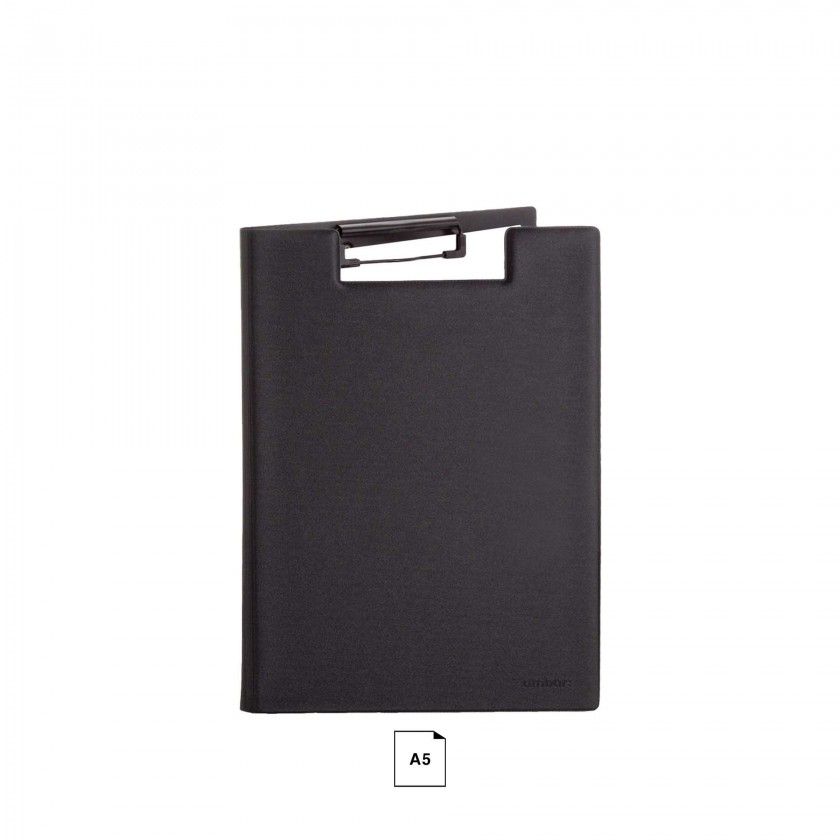 Capa Bloco Apontamentos com Mola Ambar Ideas A5 Preto Capa Bloco Apontamentos com Mola Ambar Ideas A5 Preto