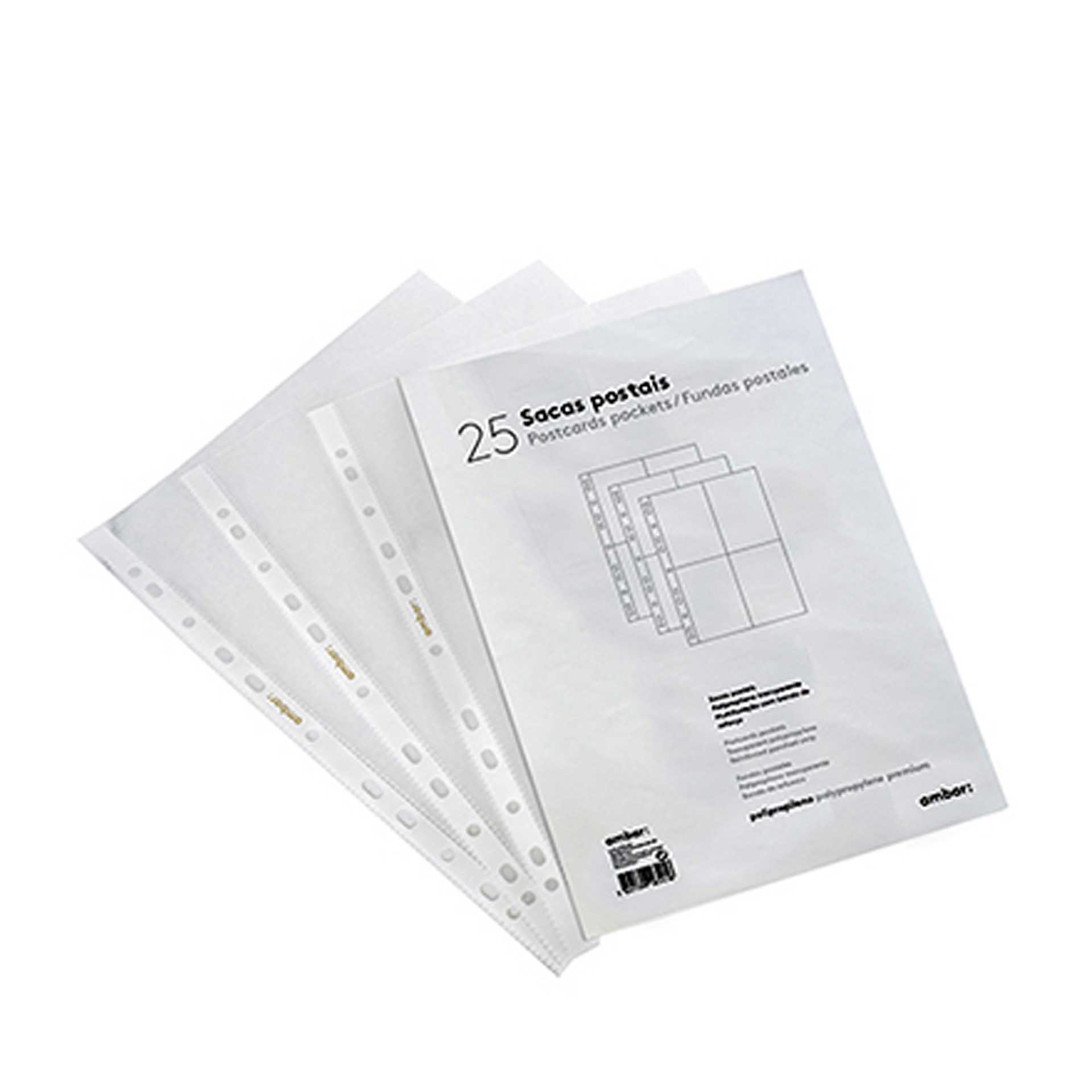 Sacas Postais Ambar Polipro 100 Microns A4 Pack 25