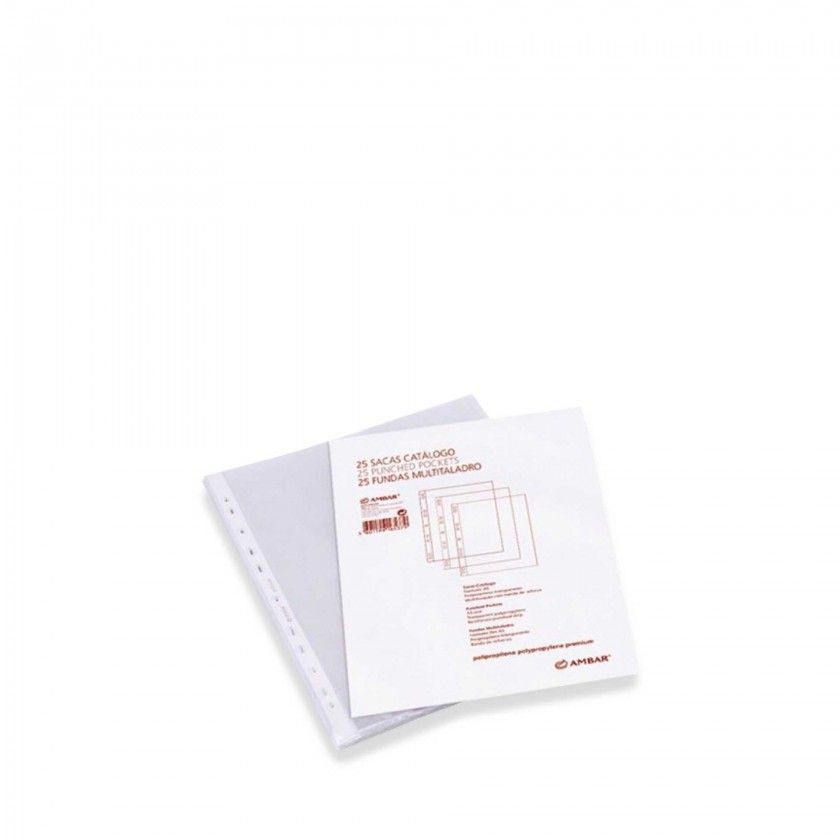 Sacas Catlogo Ambar Polipro 100 Microns A5 Pack 25