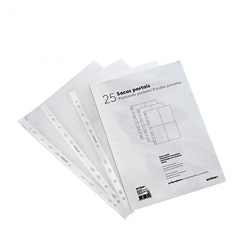 Sacas Postais Ambar Polipro 100 Microns A4 Pack 25