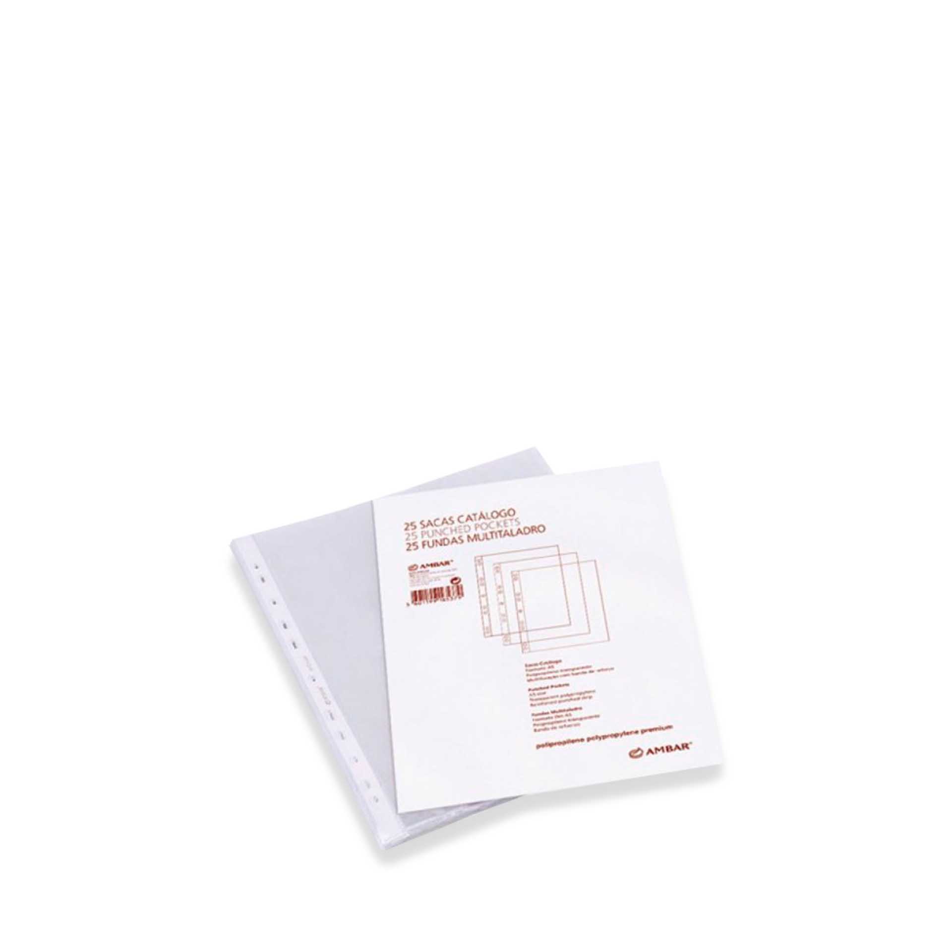 Sacas Catálogo Ambar Polipro 100 Microns A5 Pack 25