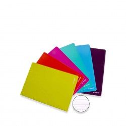 Caderno Agrafado School Capa Colorida 60 Folhas Pautado