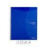Caderno Espiral School Capa Azul 70gr A4 80 Folhas Pautado Caderno Espiral School Capa Azul 70gr A4 80 Folhas Pautado