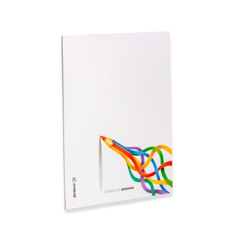 Caderno Desenho Colado Ambar School 120gr 24 Folhas - Image product