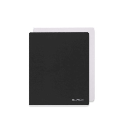 Caderno Agrafado School Capa Preta 80 Folhas Liso