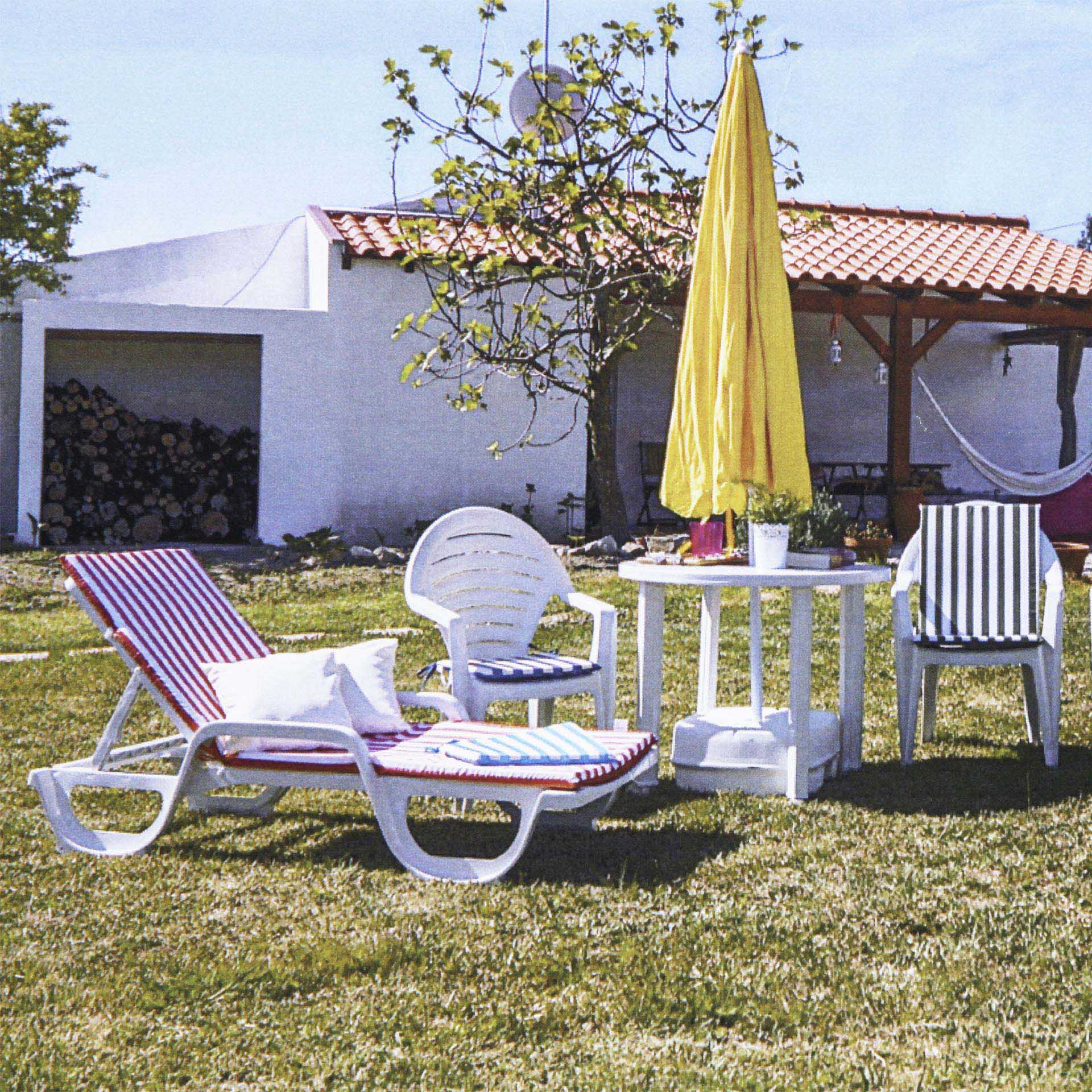 Colchão Espreguiçadeira Poliéster 180X60X4cm