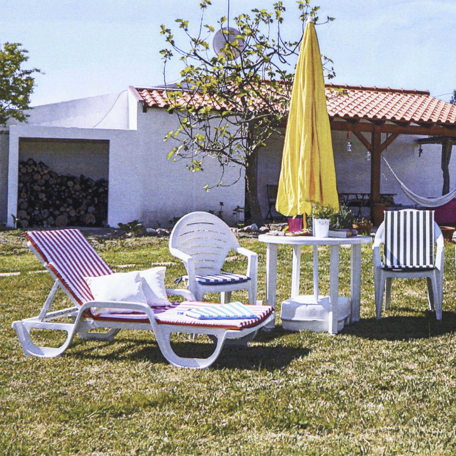 Colchão Espreguiçadeira Poliéster 180X60X4cm