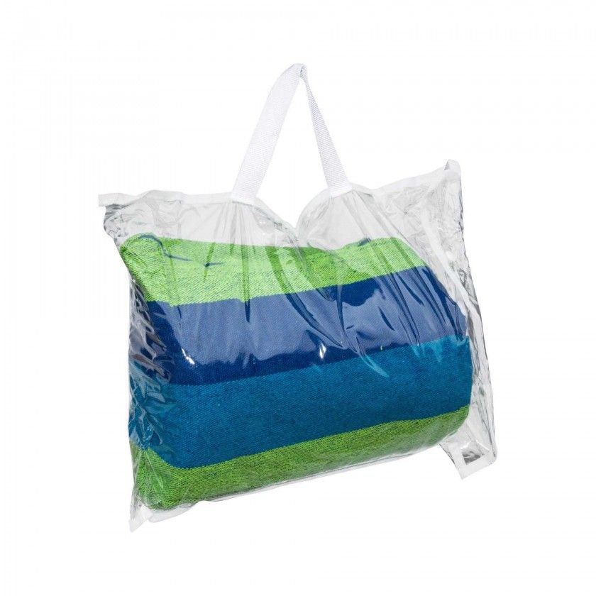 Cama Rede Tecido Multicor 220X150cm Cama Rede Tecido Multicor 220X150cm