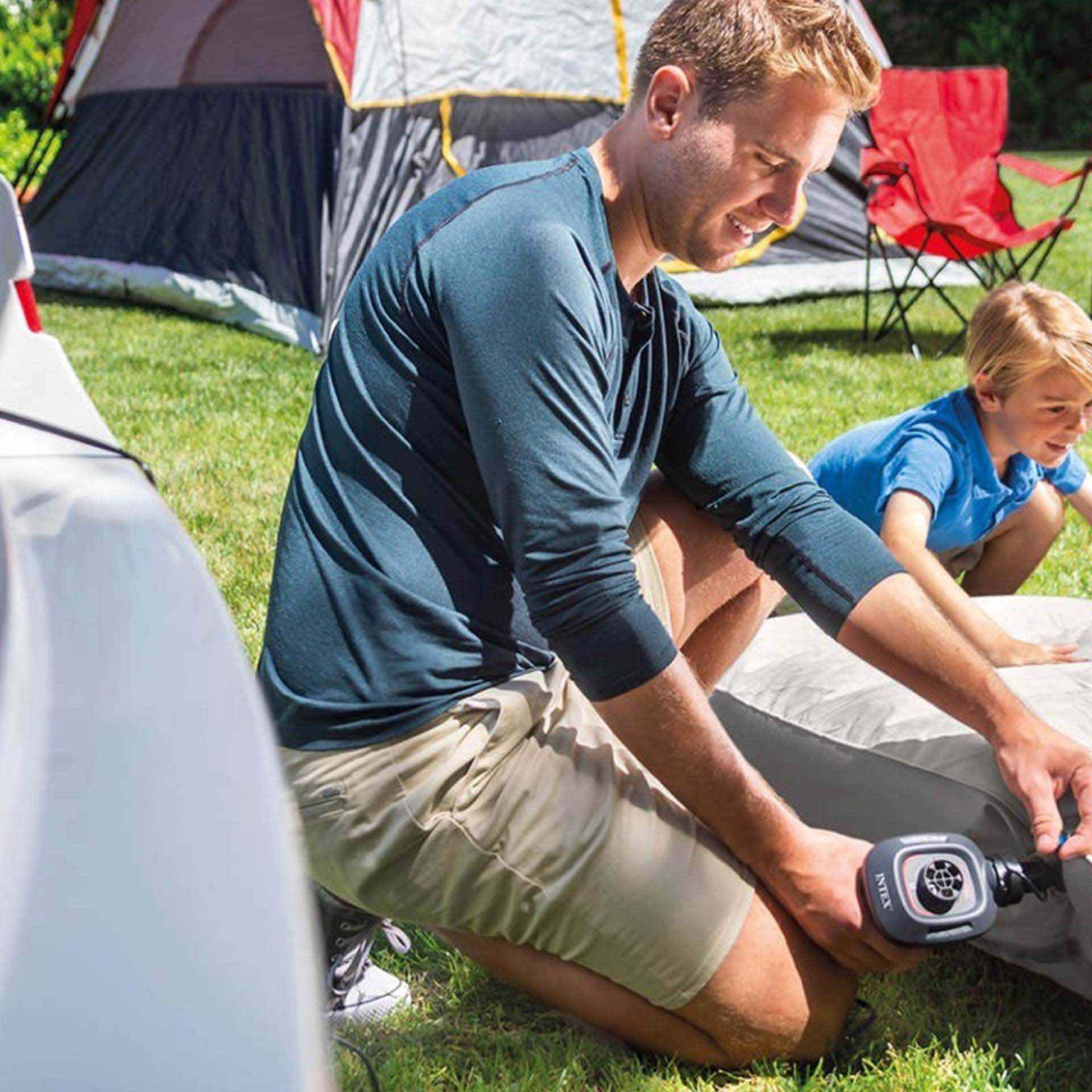 Bomba Intex Isqueiro PVC Preto 12V 14X12X14cm