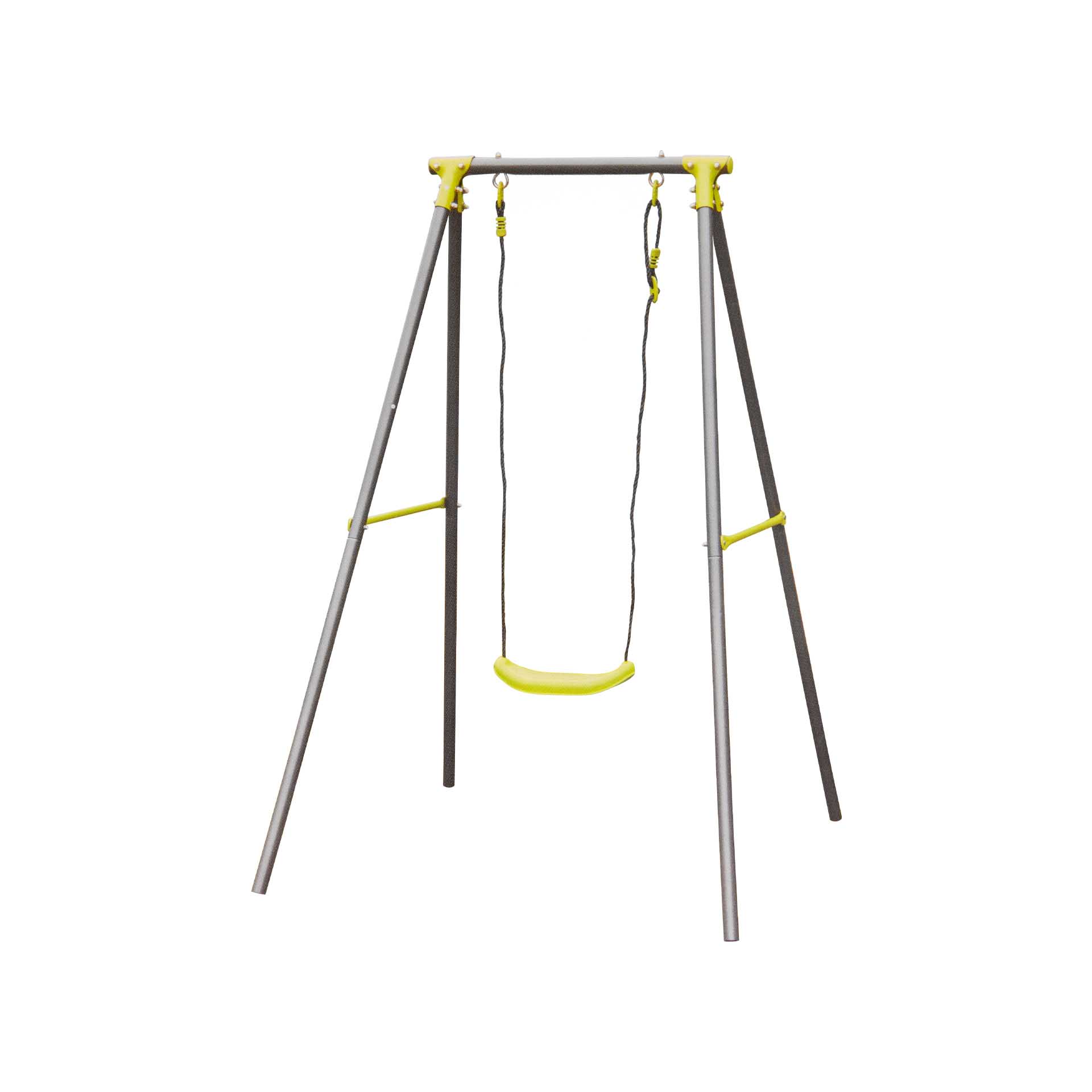 Baloiço 1 Assento Metal Cinzento 137X142X182cm