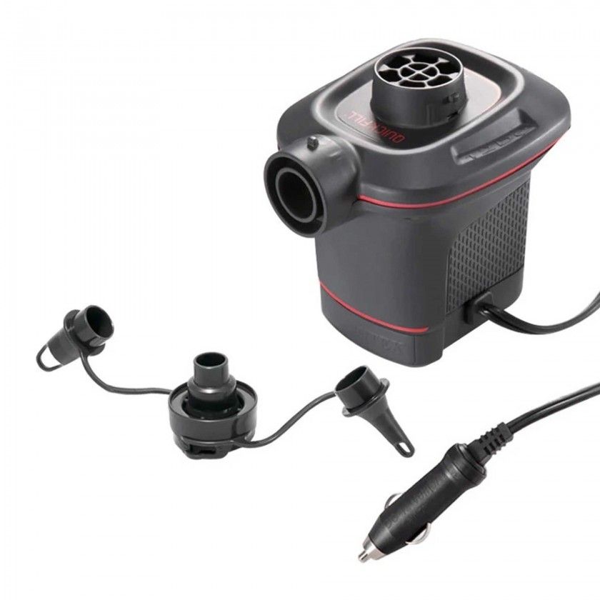 Bomba Intex Isqueiro PVC Preto 12V 14X12X14cm Bomba Intex Isqueiro PVC Preto 12V 14X12X14cm