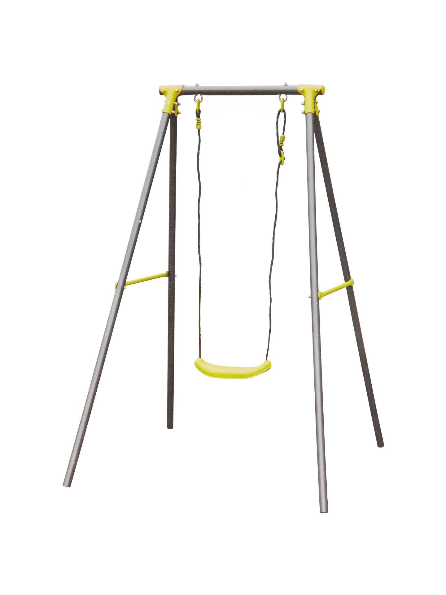 Baloiço 1 Assento Metal Cinzento 137X142X182cm