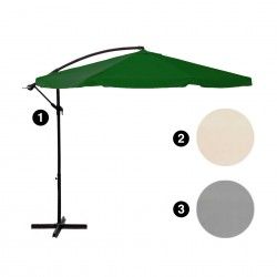 Guarda Sol Banana 6 Varetas Multicor 3m
