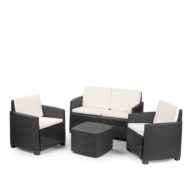 Conjunto Sof�s Etna Castanho