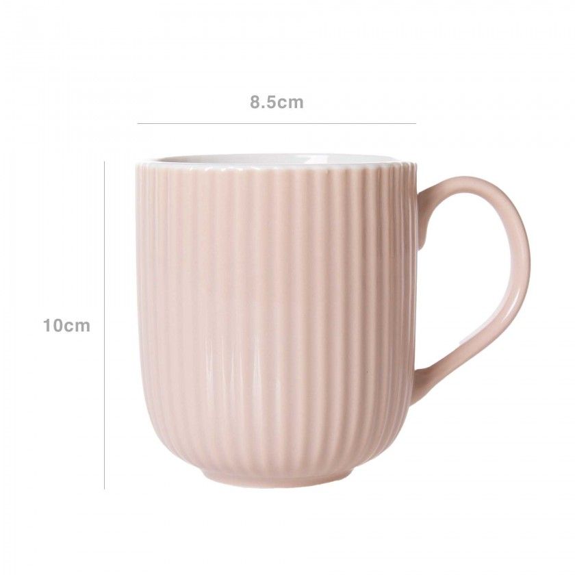 Caneca Cerâmica Cores Sortidas 360ml 8.5X12X10cm Caneca Cerâmica Cores Sortidas 360ml 8.5X12X10cm