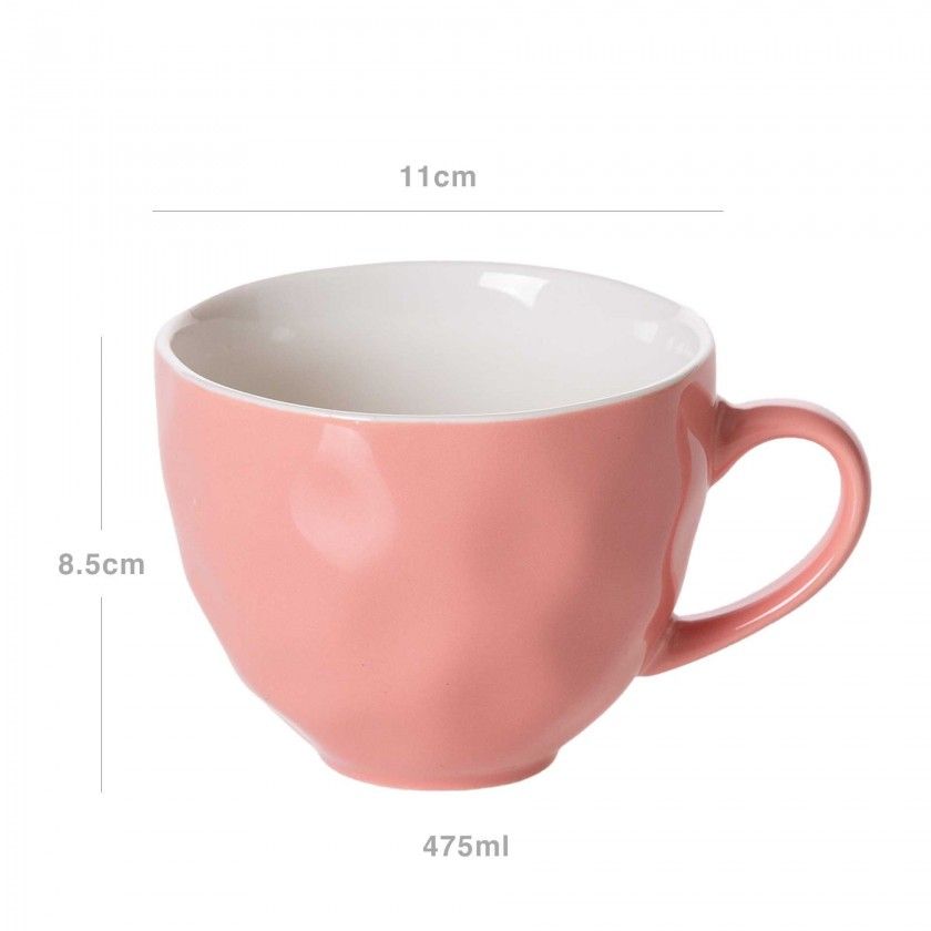 Chávena Almoçadeira Cores Sortidas 475ml 11X14X8.5cm Chávena Almoçadeira Cores Sortidas 475ml 11X14X8.5cm