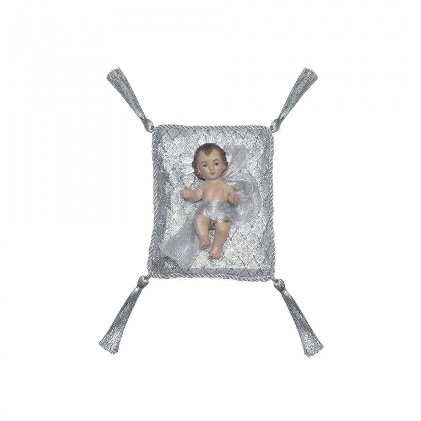 Menino Jesus com Almofada 13cm Menino Jesus com Almofada 13cm