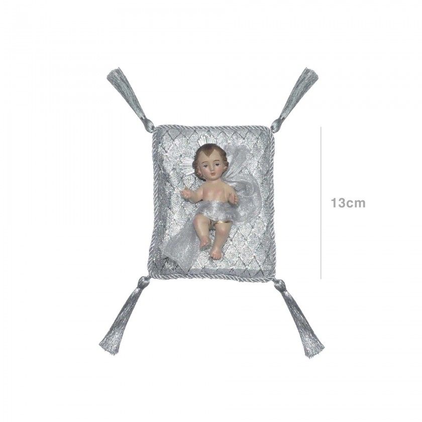 Menino Jesus com Almofada 13cm Menino Jesus com Almofada 13cm