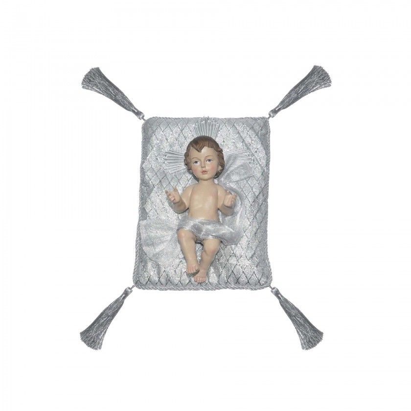 Menino Jesus com Almofada 23cm Menino Jesus com Almofada 23cm