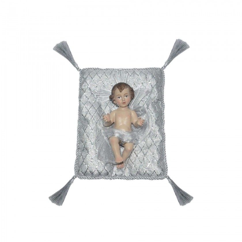 Menino Jesus com Almofada 18cm Menino Jesus com Almofada 18cm