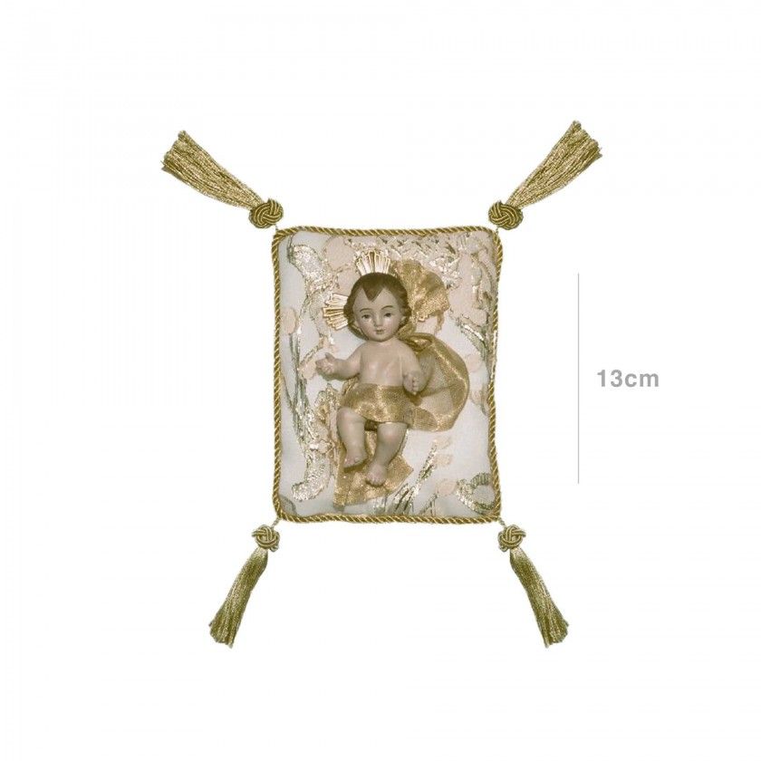 Menino Jesus com Almofada 13cm Menino Jesus com Almofada 13cm