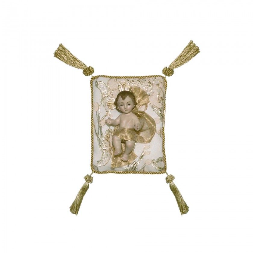 Menino Jesus com Almofada 13cm Menino Jesus com Almofada 13cm