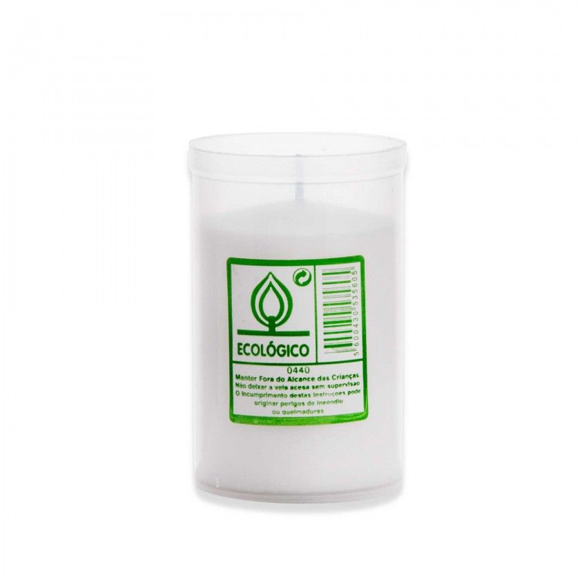 Cirio Cera Nacional Ecologico Branco 9.5cm Cirio Cera Nacional Ecologico Branco 9.5cm