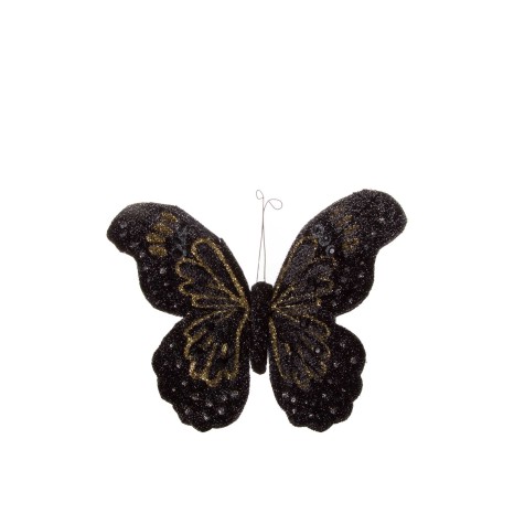 Borboleta com Clip Preto 16cm Pack 6 - Image product