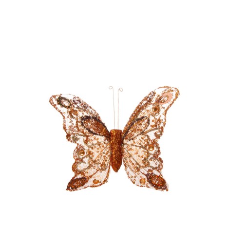 Borboleta com Clip Bronze 18cm Pack 6 - Image product