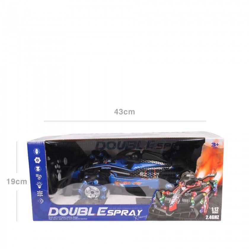 Carro Telecomandado R/C Double Spray 43X19X19cm Carro Telecomandado R/C Double Spray 43X19X19cm