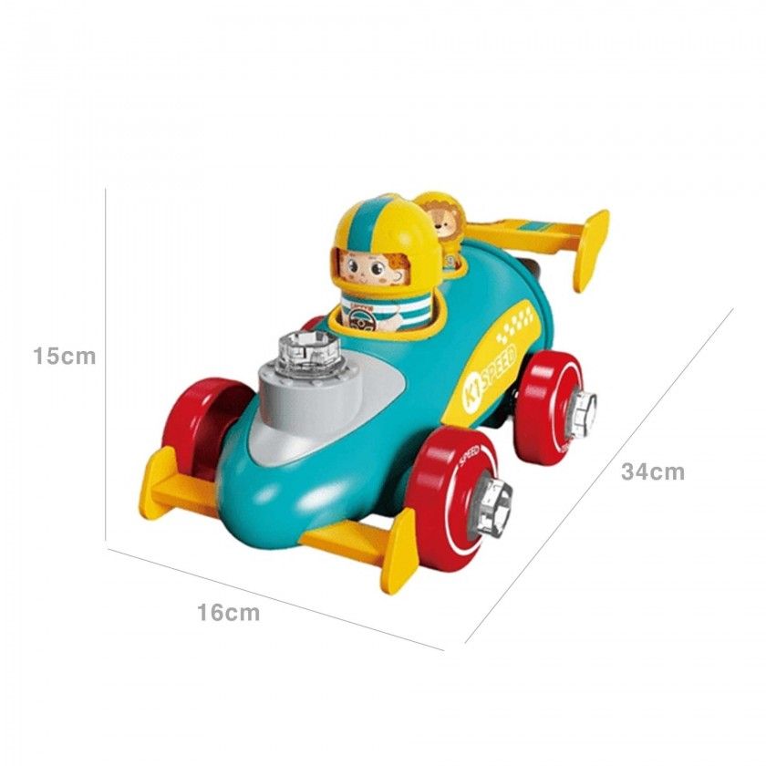 Didático Carro 34X16X15cm Didático Carro 34X16X15cm