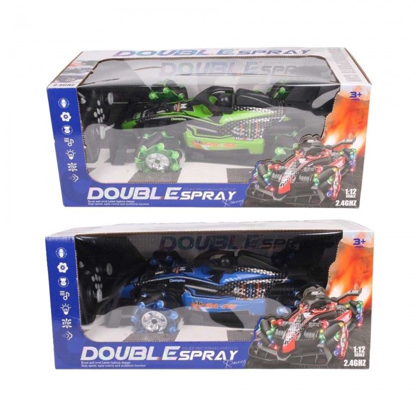 Carro Telecomandado R/C Double Spray 43X19X19cm Carro Telecomandado R/C Double Spray 43X19X19cm