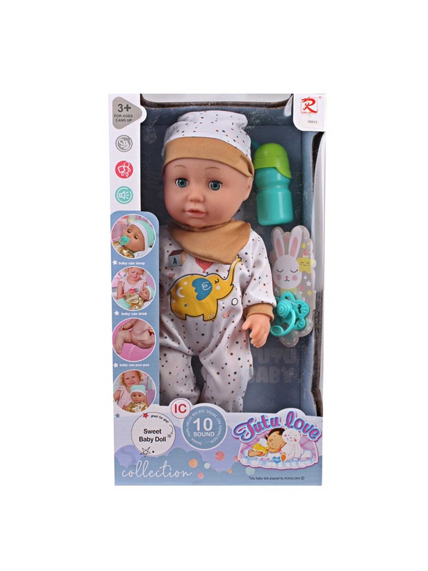 Boneca 10 Sons Tutu Love 37.5X11X20.5cm