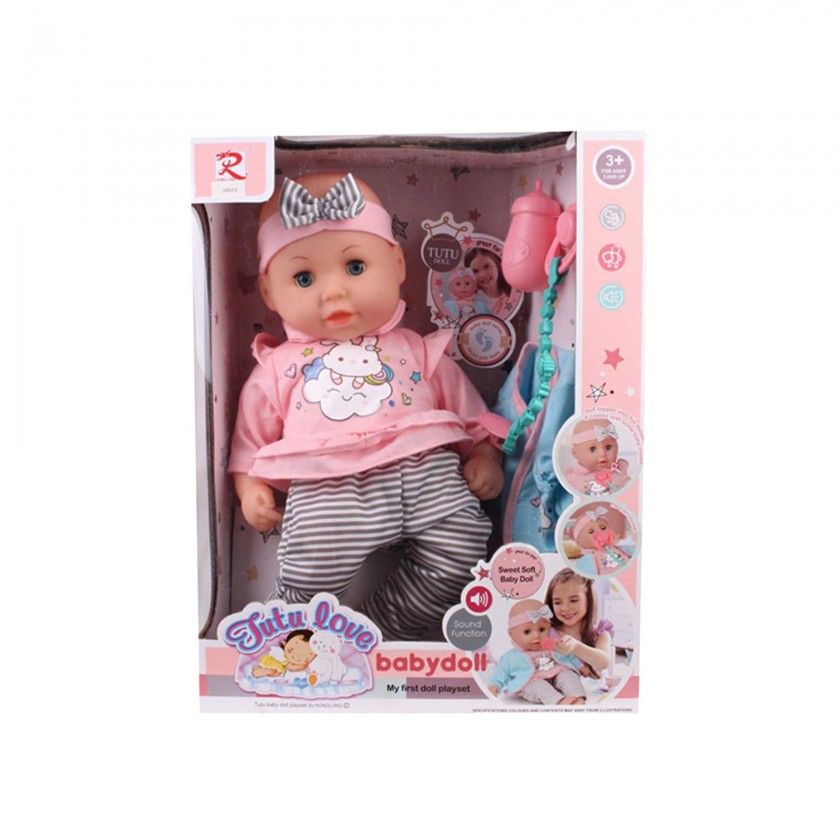 Boneca com Acessórios 28X14X36cm Boneca com Acessórios 28X14X36cm